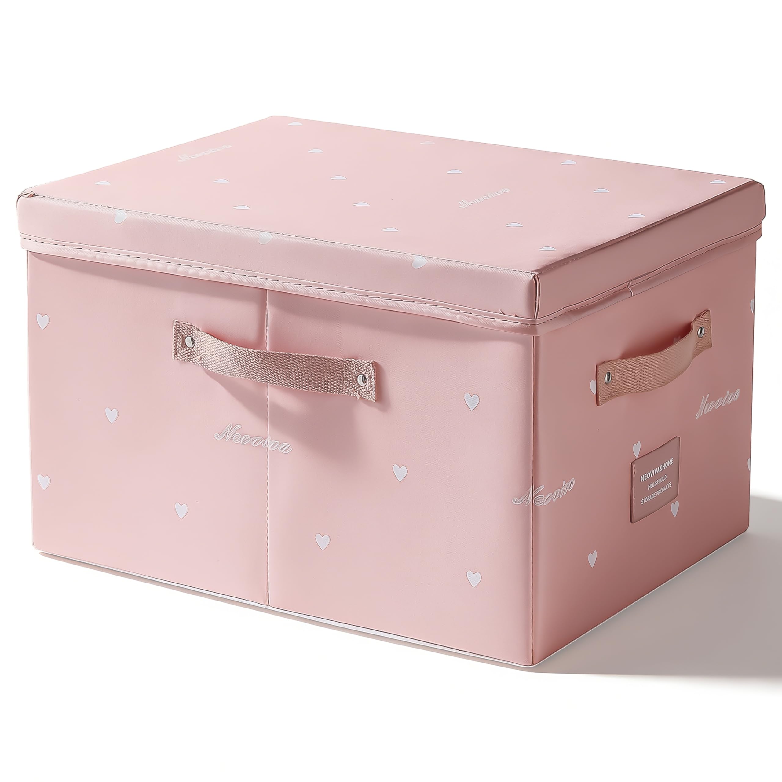 Amazon｜NEOVIVA 収納ボックス ふた付き 折りたたみ かわいい 4サイズ